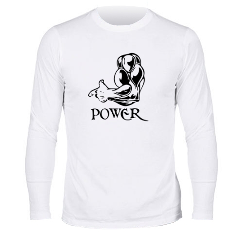 Мужской лонгслив Рука Power
