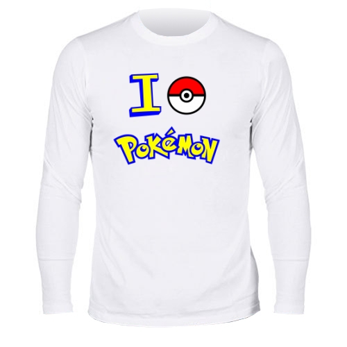 Мужской лонгслив Pokemon Go