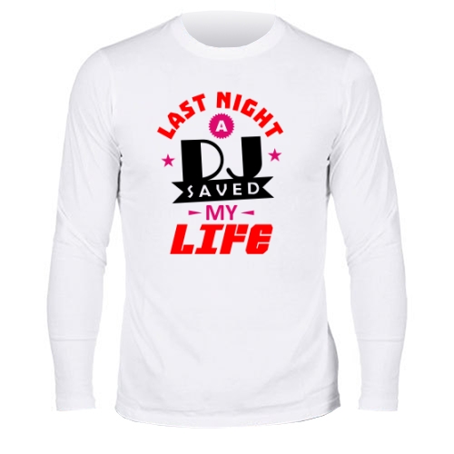 Мужской лонгслив DJ Life