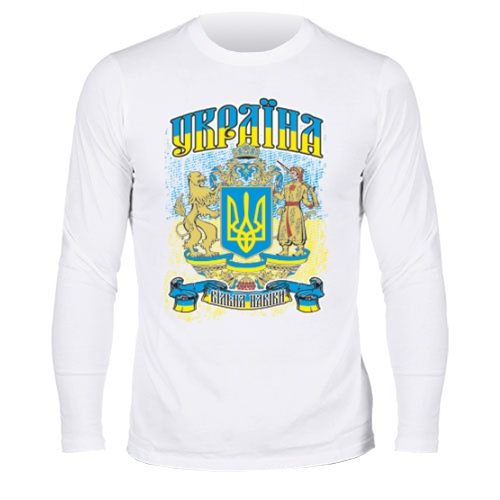 Мужской лонгслив Звезда Давида Гербом