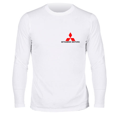 Мужской лонгслив Mitsubishi Motors (на груди)