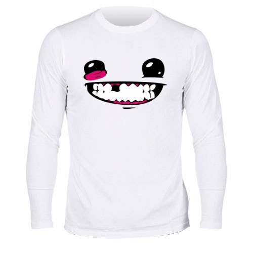 Мужской лонгслив Super Meat Boy
