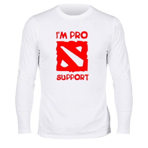 Мужской лонгслив Дота 2 im pro