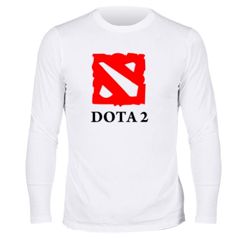 Мужской лонгслив Dota 2 логотип