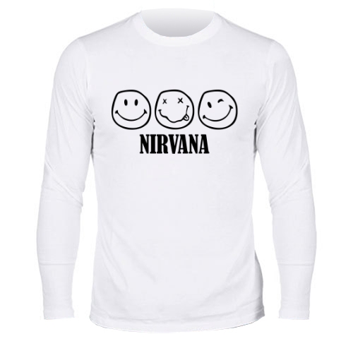 Мужской лонгслив Nirvana