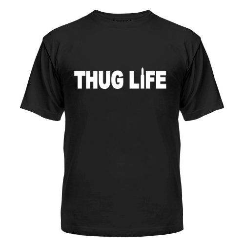 Мужская футболка Thug life