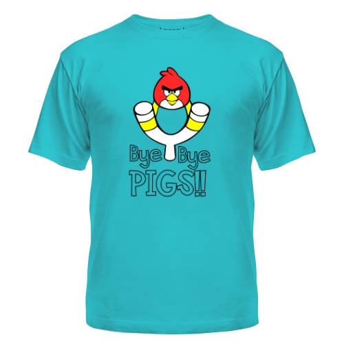 Мужская футболка Angry birds (птица) 2