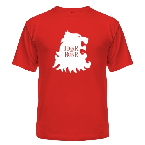 Мужская футболка Hear me roar