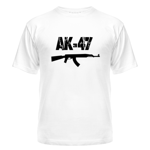 Мужская футболка АК-47 (рэп)