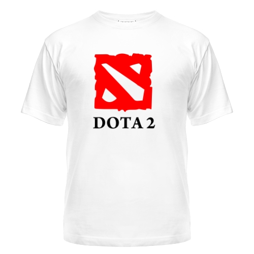 Мужская футболка Dota 2 логотип