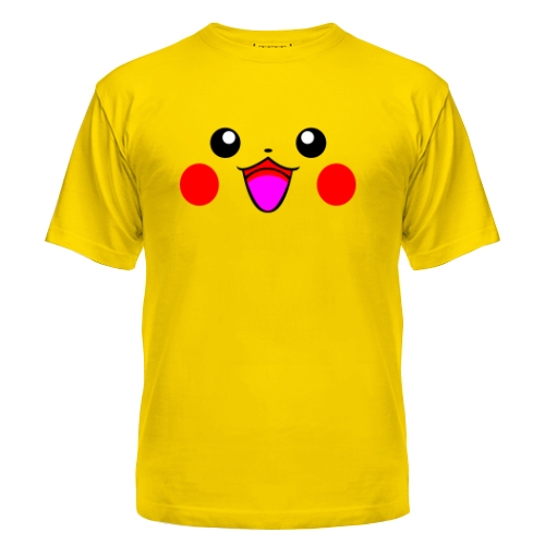Мужская футболка Happy Pikachu