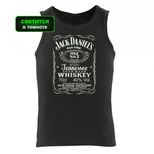 Мужская майка Jack daniels (Светящаяся)