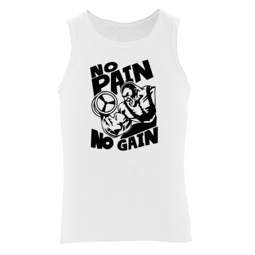Мужская майка No pain no gain