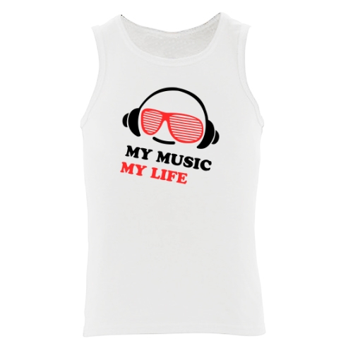 Мужская майка My Music
