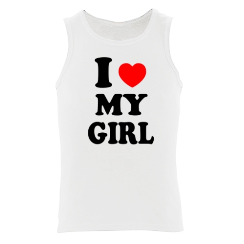Мужская майка I Love My Girl