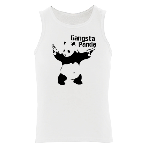 Мужская майка Gangsta Panda