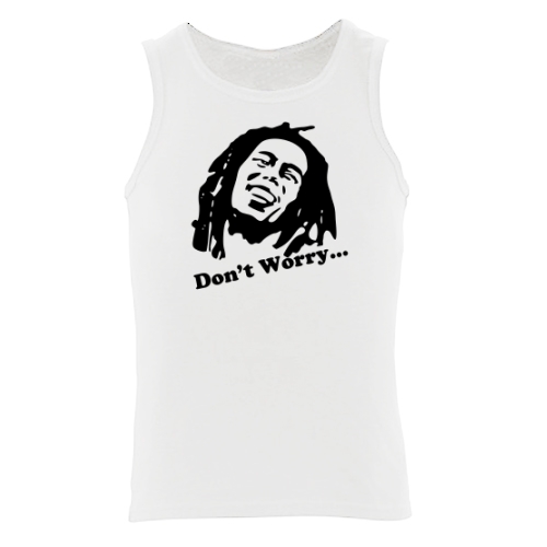 Мужская майка Bob marley-don\'t worry