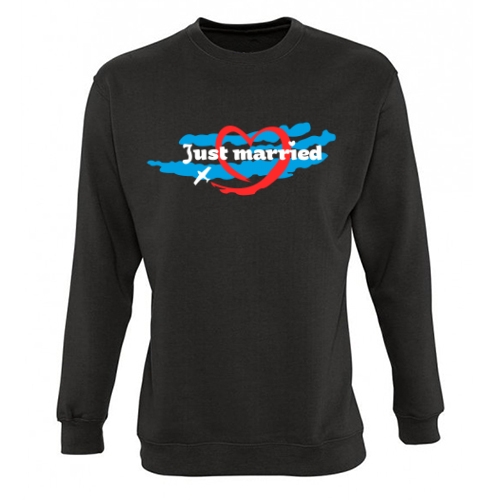 Мужской свитшот Just married