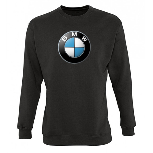 Мужской свитшот с логотипом BMW (полноцвет)