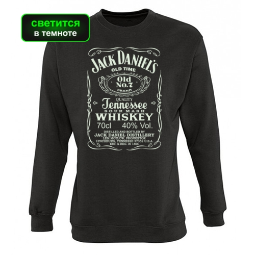 Мужской свитшот Jack daniels (Светящаяся)