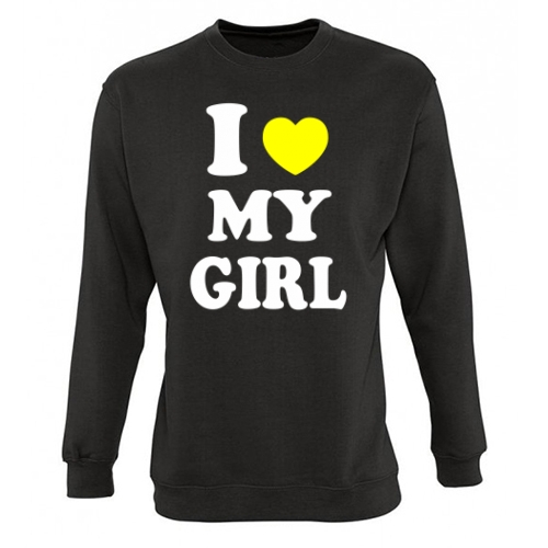 Мужской свитшот I Love My Girl