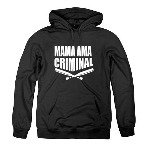 Мужская толстовка Mama ama criminal
