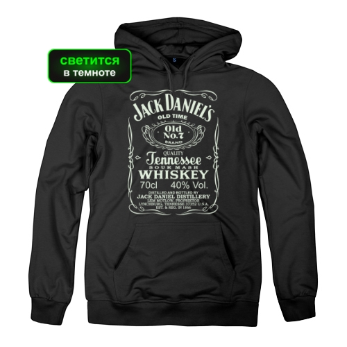 Мужская толстовка Jack daniels (Светящаяся)