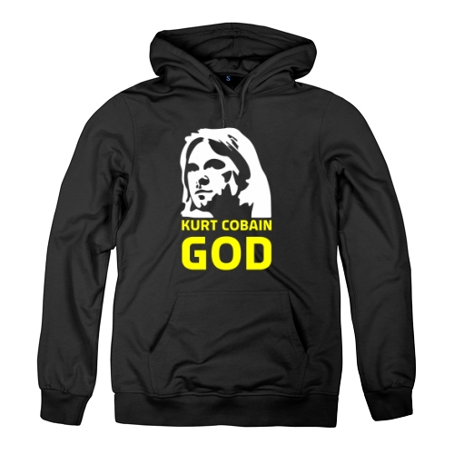 Мужская толстовка Kurt Cobain is god